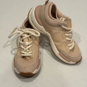 Zara Girls Pink and Beige Sneakers